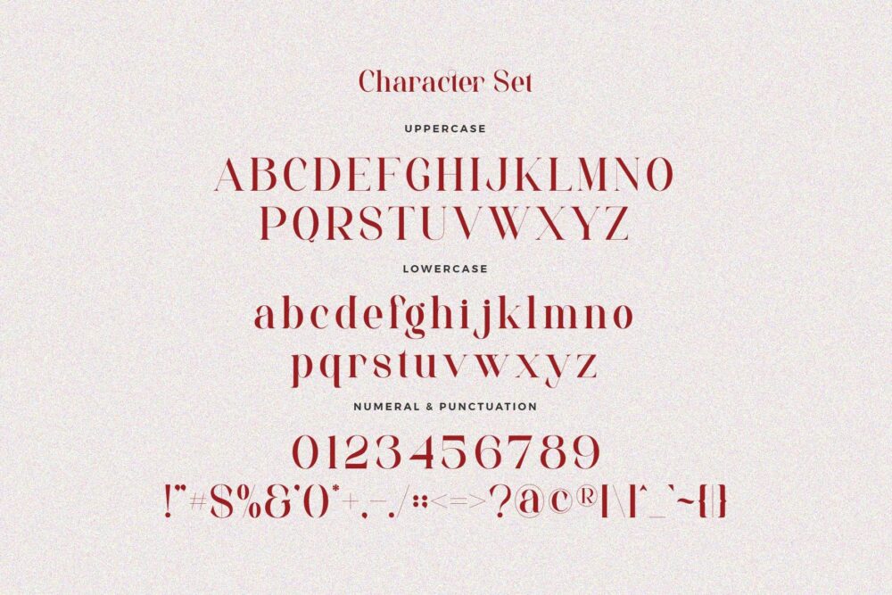 beautiful serif font