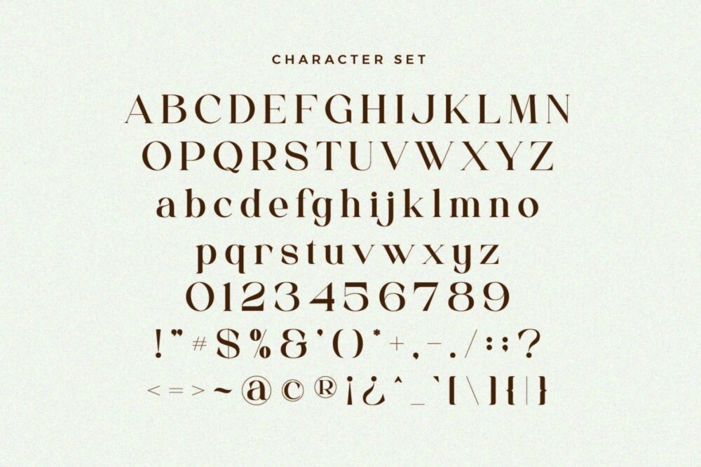 Beautiful Serif Font