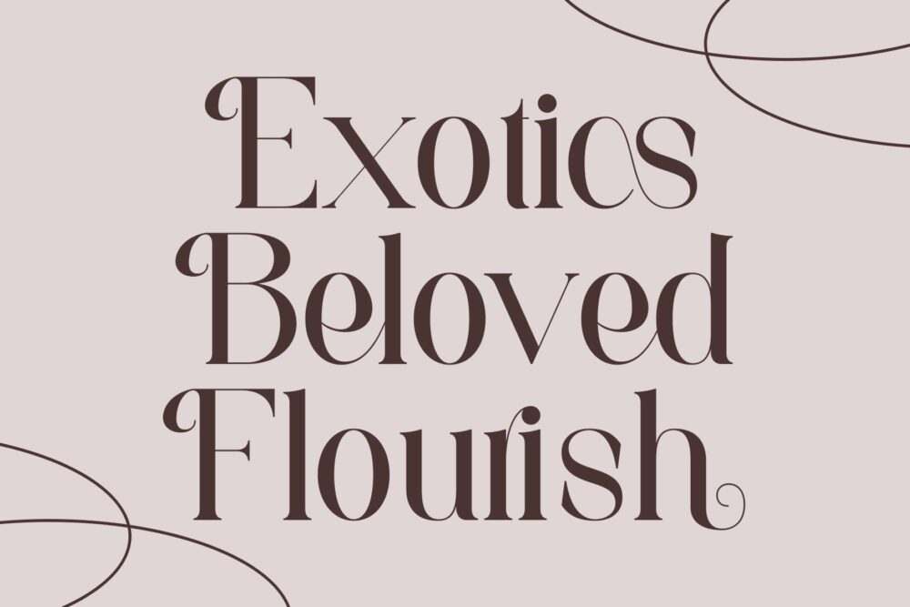 luxury beauty serif font