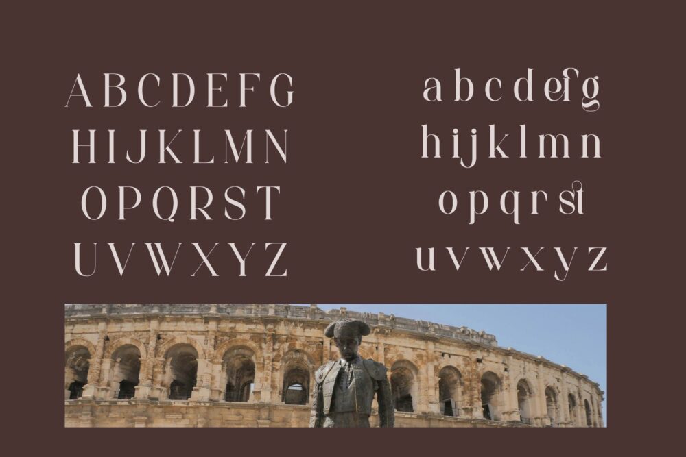 luxury beauty serif font