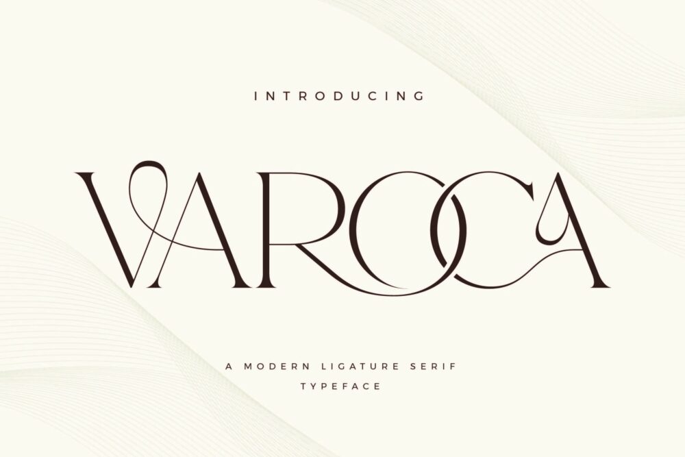 Modern Ligature Serif Font