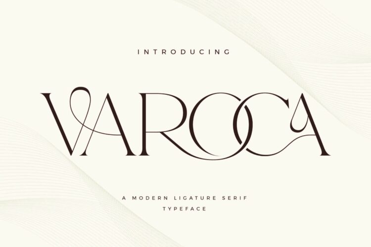 Modern Ligature Serif Font