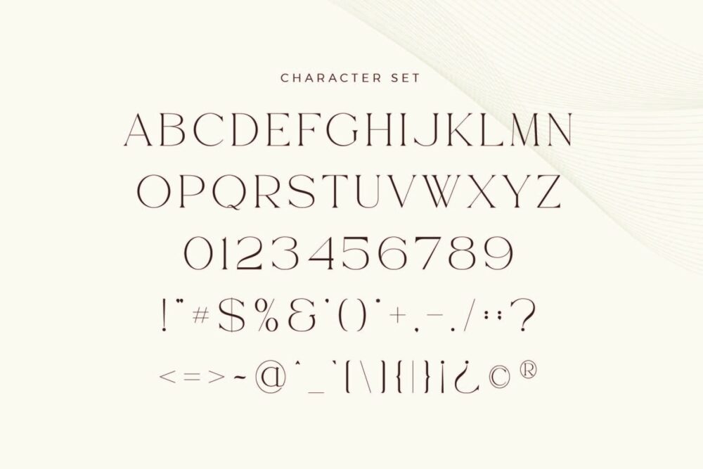 Modern Ligature Serif Font