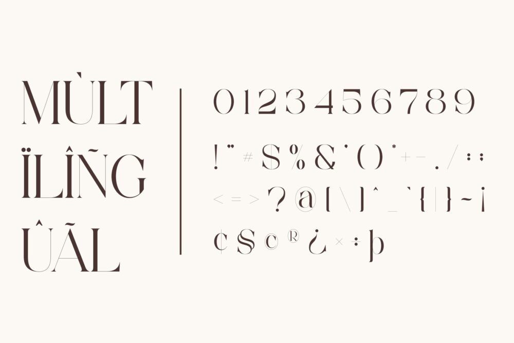 Modern Serif Font