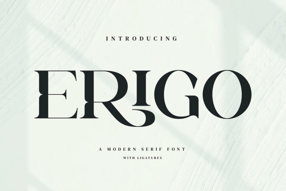 modern serif font