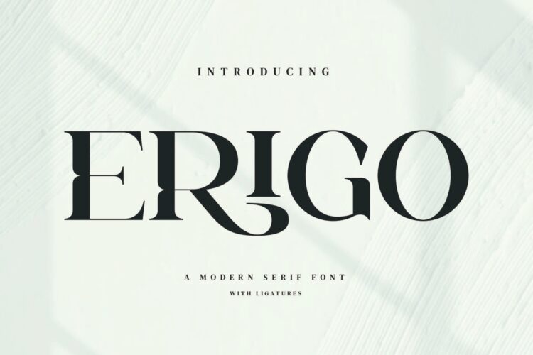 modern serif font