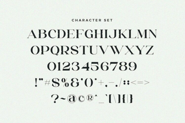 modern serif font