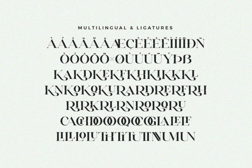 modern serif font
