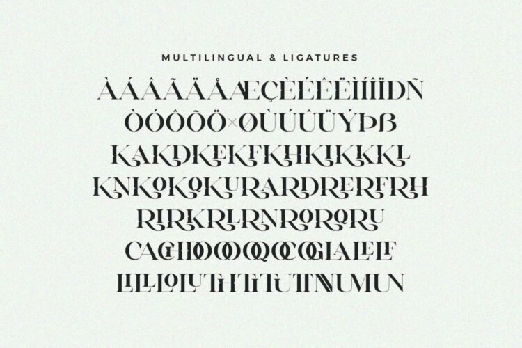 modern serif font