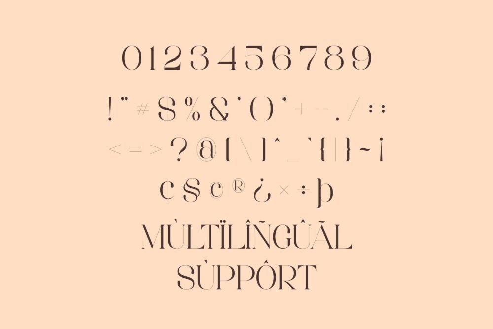 Modern Serif Font