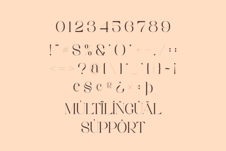 Modern Serif Font