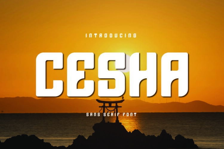 Cesha - Sans Serif Font