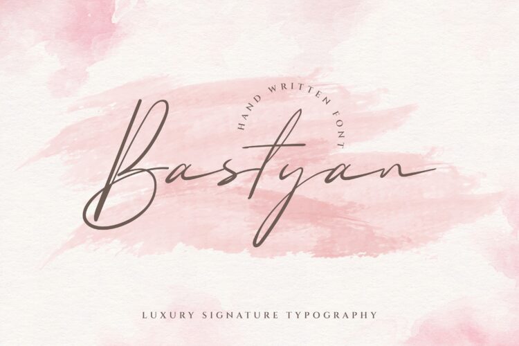 Bastyan - Luxury Signature Font