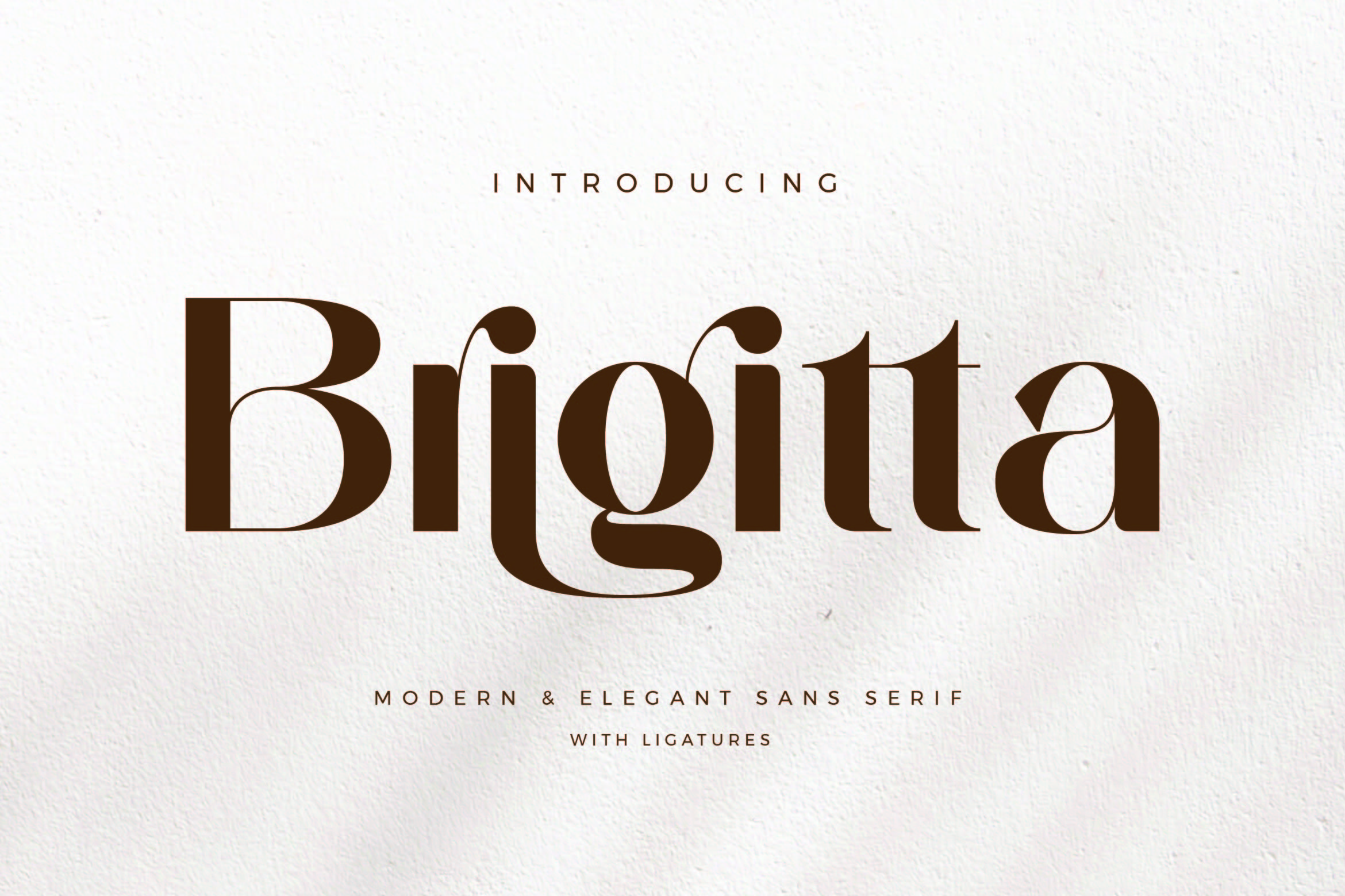 Brigitta - Modern Sans Serif Font