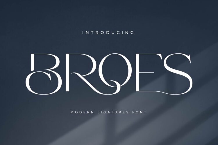 Broes - Modern Sans Serif Font
