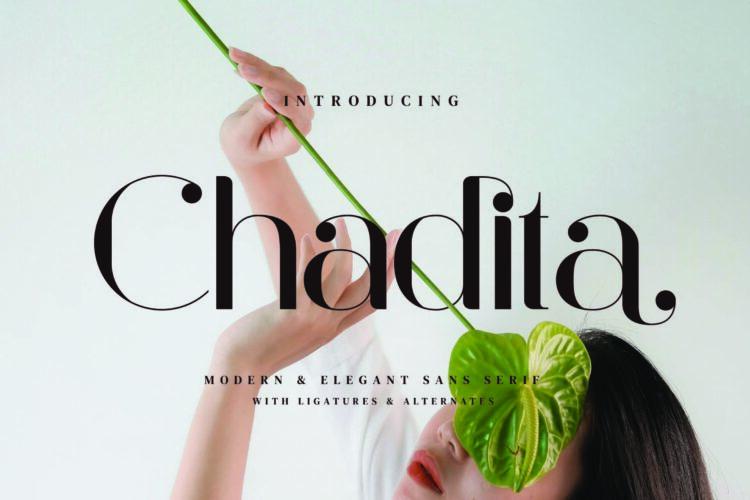 Chadita - Modern Elegant Sans Serif Font