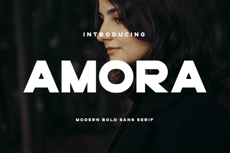 Amora - Modern Bold Sans Serif Font
