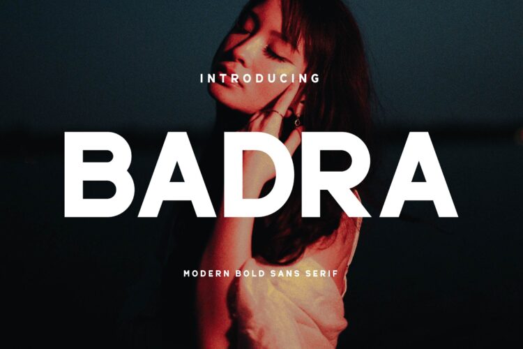 Badra - Modern Bold Sans Serif Font