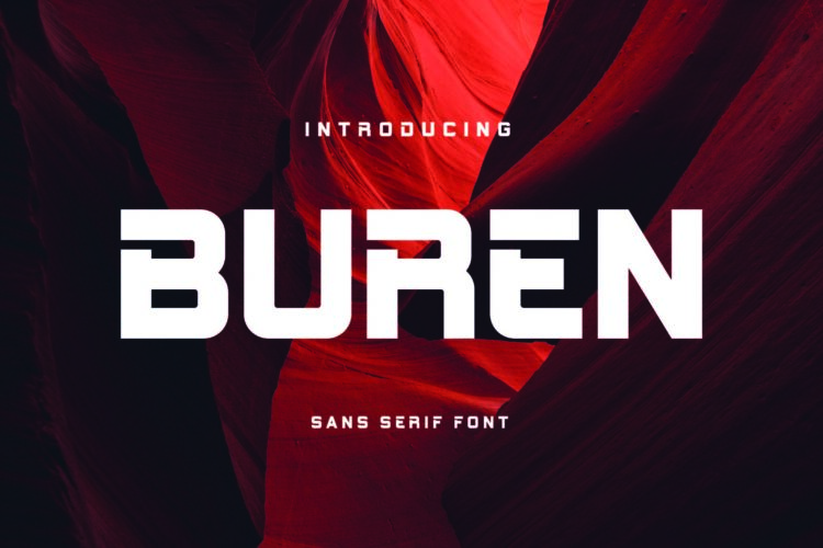Buren - Sans Serif Font