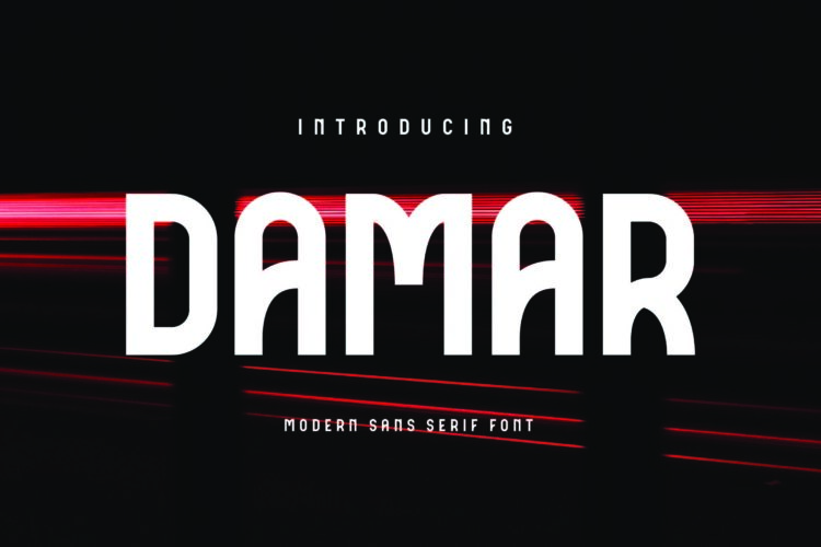 Damar - Modern Sans Serif Font