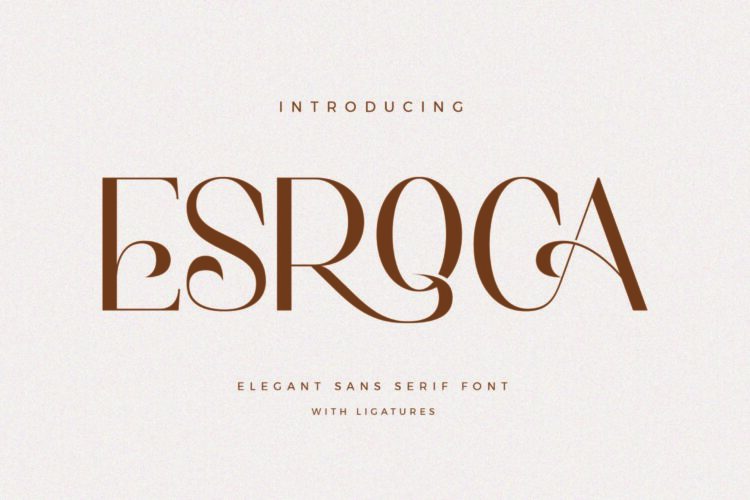 Esroca - Elegant Sans Serif Font