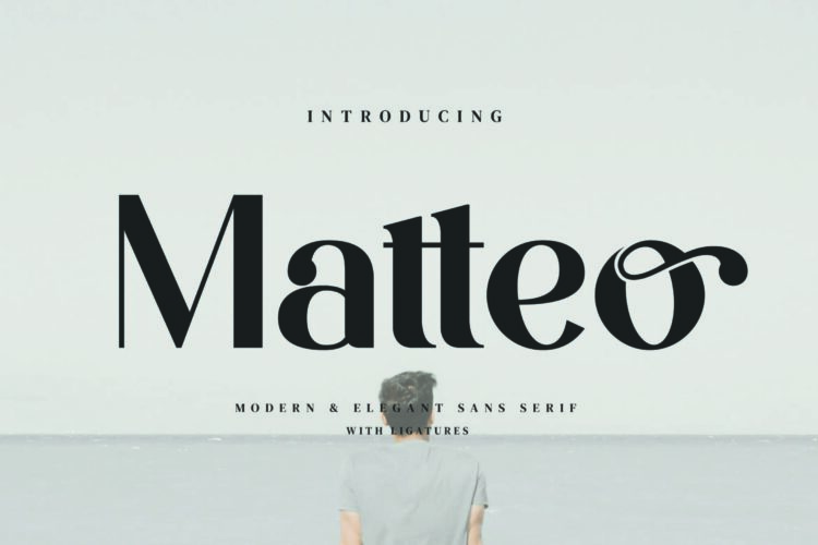 Matteo - Modern Elegant Sans Serif Font
