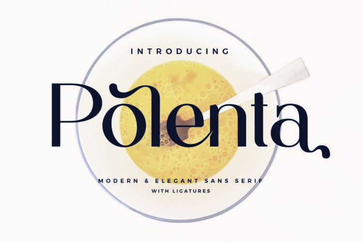 Polenta - Modern Elegant Sans Serif Font