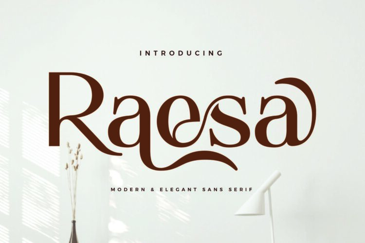 Raesa - Modern Elegant Sans Serif Font