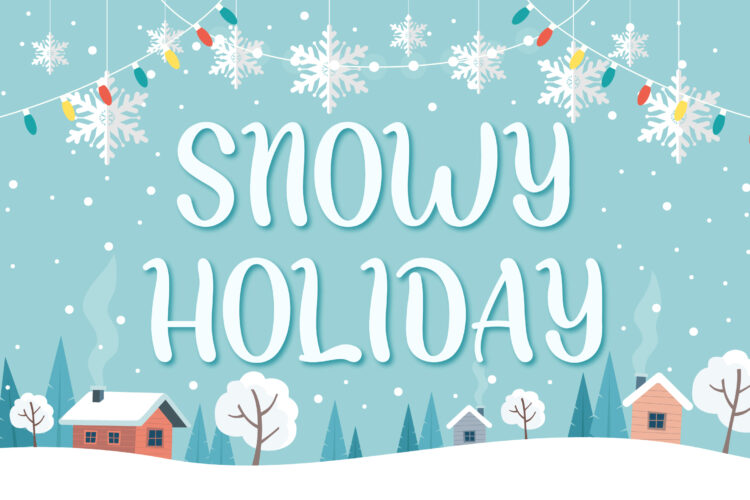 Snowy Holiday - Modern Display Font