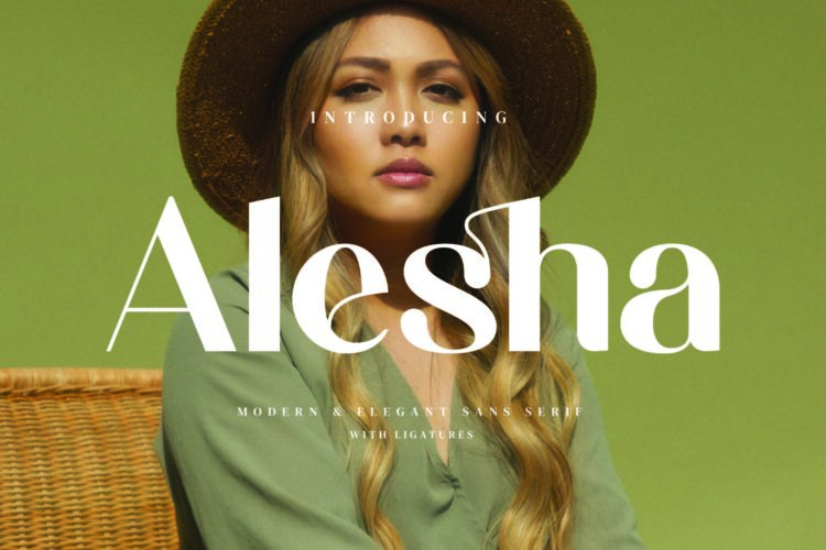 Alesha - Modern Sans Serif Font