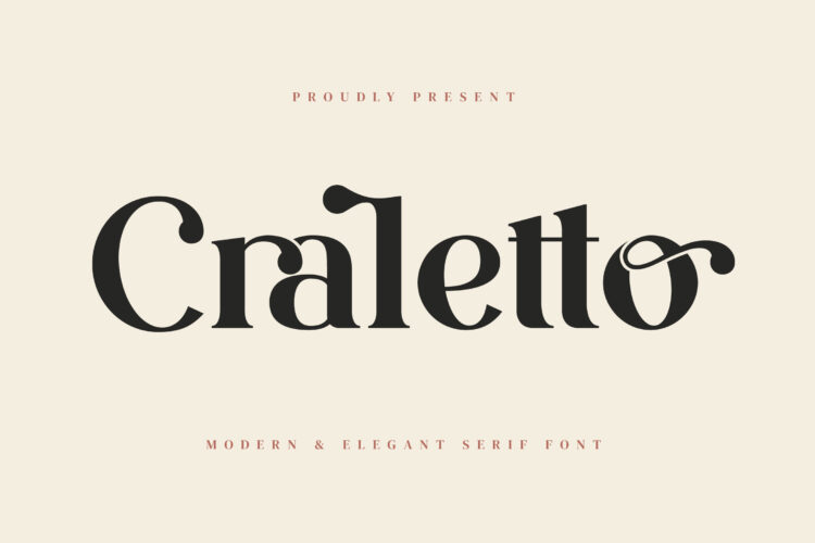 Craletto - Modern Elegant Serif Font