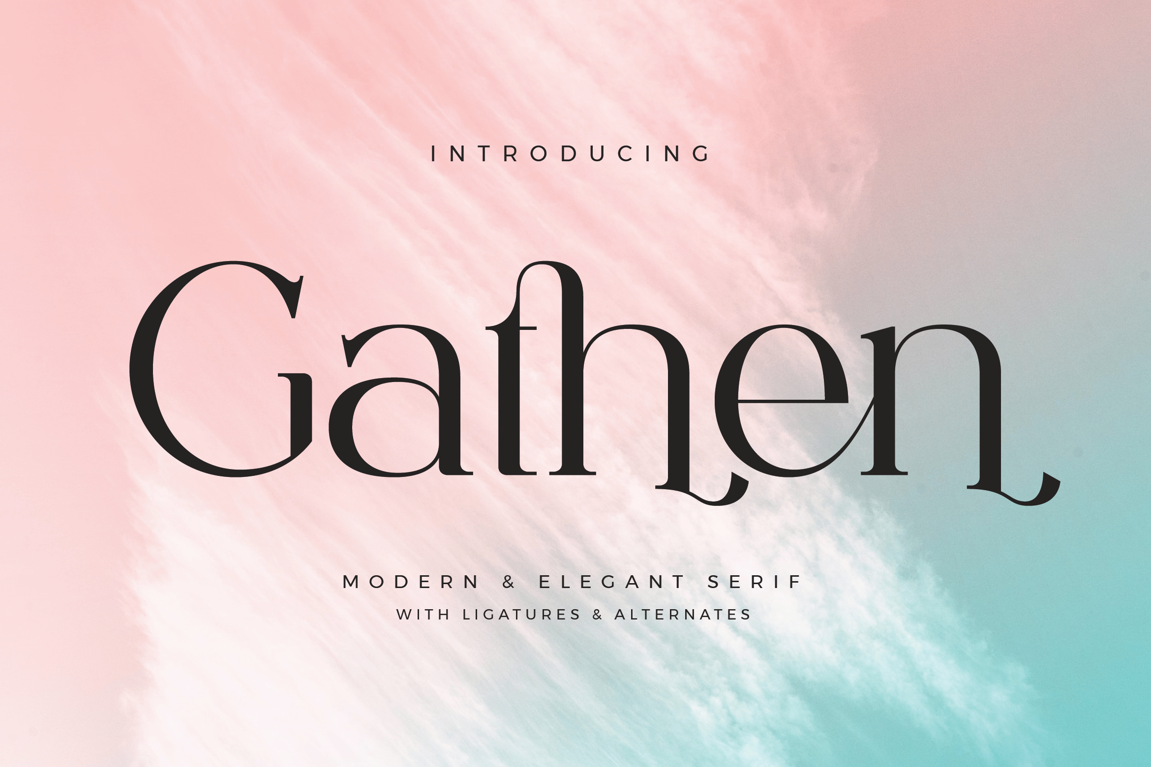 Gathen - Modern Elegant Serif Font