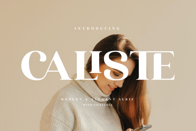 Caliste - Modern Elegant Serif Font