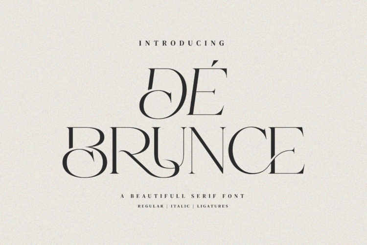 De Brunce - Beautiful Serif Font
