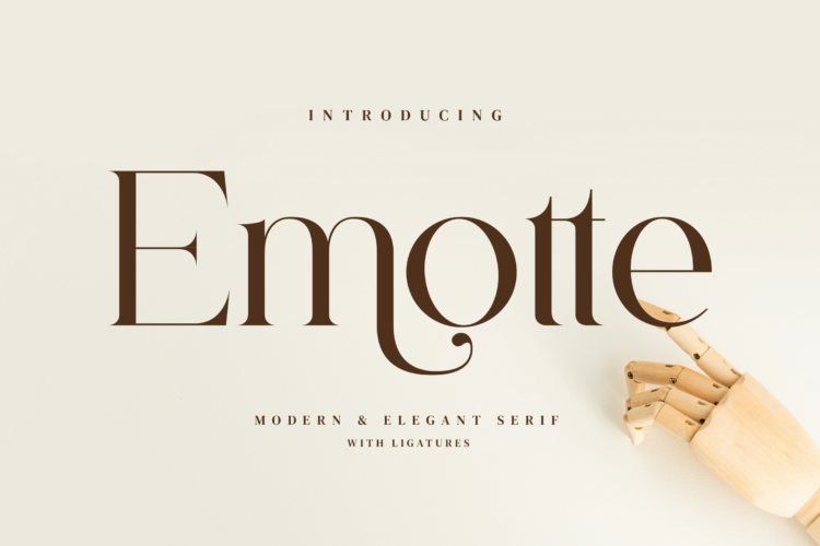 Emotte - Modern Elegant Serif Font
