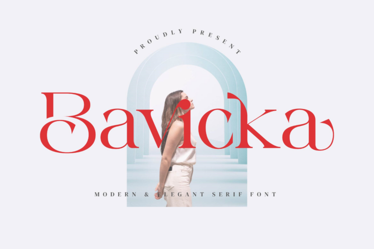 Bavicka - Modern Elegant Serif Font