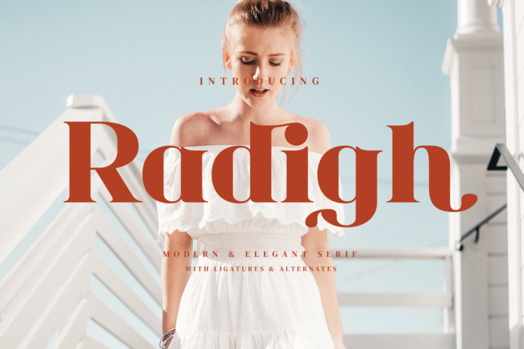 Radigh - Modern Elegant Serif Font