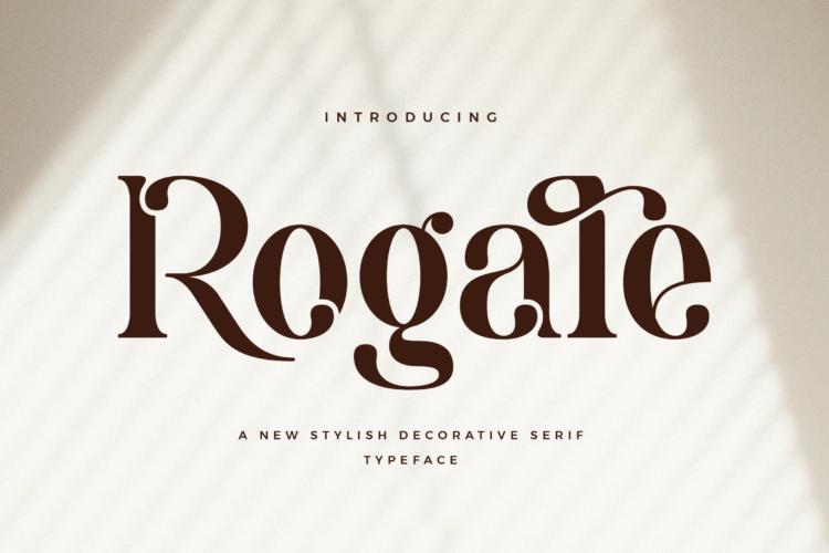 Rogale - Stylish Decorative Serif Font