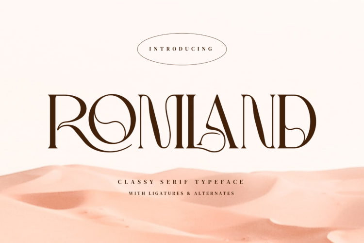 ROMLAND - Classy Serif Font