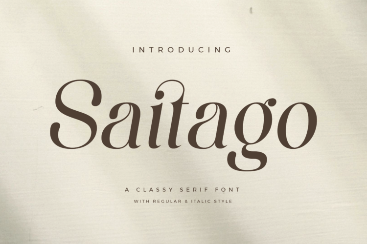 Saitago - Classy Serif Font