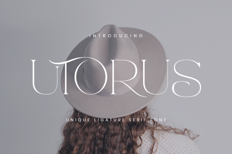Utorus - Unique Ligature Serif Font