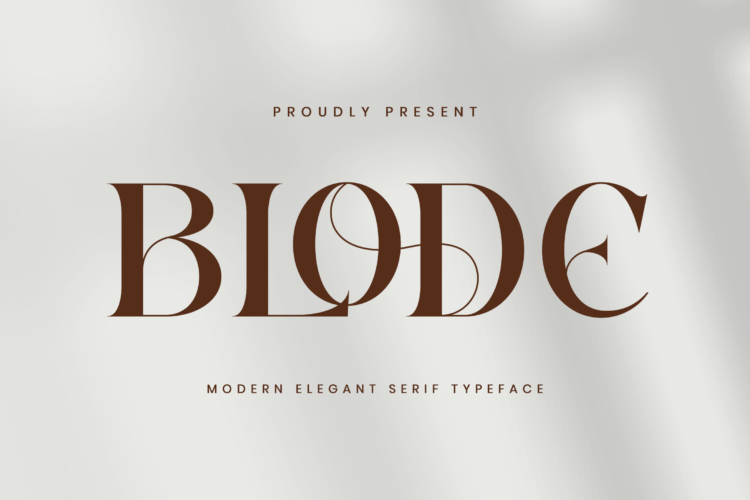 Blode - Elegant Serif Font